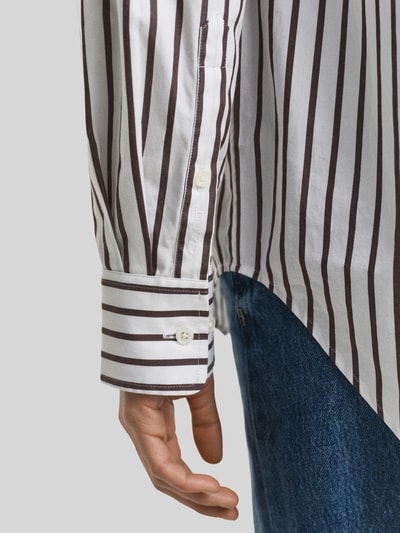 GANT Relaxed Fit Hemdbluse aus reiner Baumwolle  Dunkelbraun 3