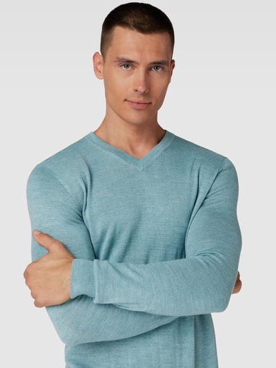 Christian Berg Men Strickpullover Schilf Melange 3