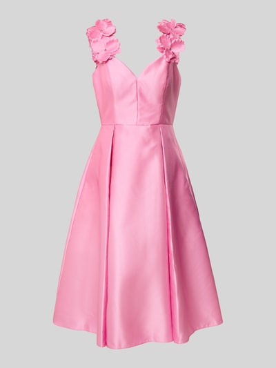 Adrianna Papell Cocktailjurk met stolpplooien Felroze - 2