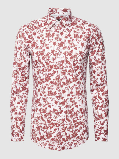 JOOP! Collection Slim Fit Zakelijk Overhemd Van Linnen Met Haaikraag Model Pai Kaki 1950553