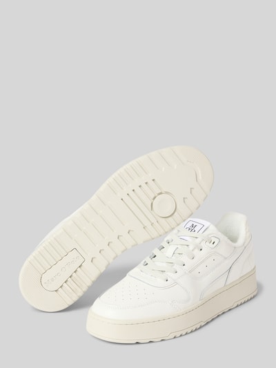 Marc O'Polo Low Top Sneaker aus Rindsleder Weiss 4