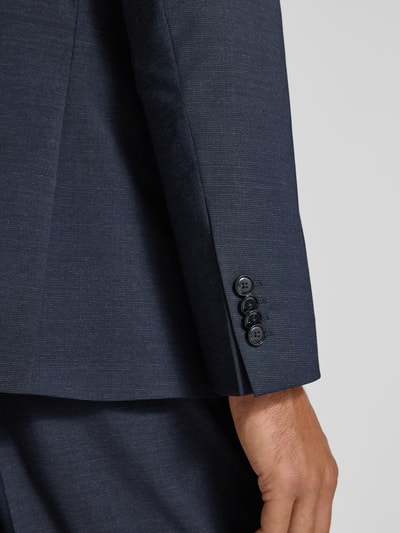 BOSS Slim fit colbert van scheerwolmix, model 'HUGE' Donkerblauw - 3