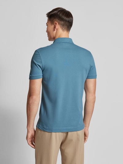 Lacoste Poloshirt aus Viskose mit Label-Patch Modell 'PIQUE' Rauchblau 5