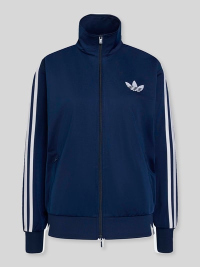 adidas Originals Relaxed Fit Sweatjacke mit Logo-Stitching Dunkelblau 2
