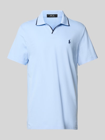 Polo Ralph Lauren Poloshirt mit Label-Stitching Hellblau 2