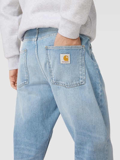 Carhartt Work In Progress Jeans mit Label-Patch Modell 'NEWEL' Jeansblau 3