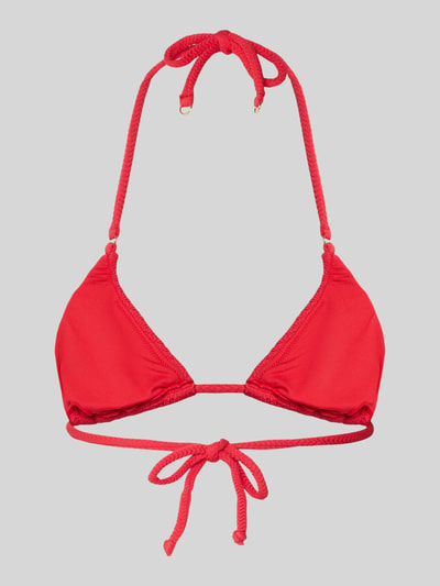 Seafolly Bikini-Oberteil mit Strukturmuster Modell 'Dive' Rot 3