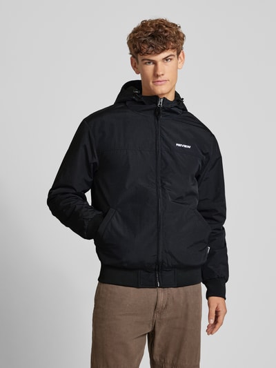 REVIEW Blouson mit Eingrifftaschen Modell 'BASIC' Black 4