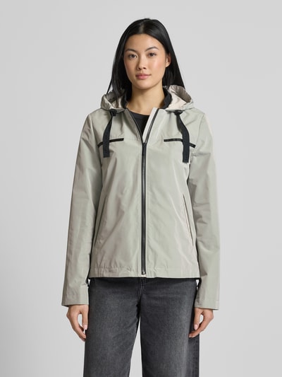 Amber & June Jacke mit Kapuze Khaki 4