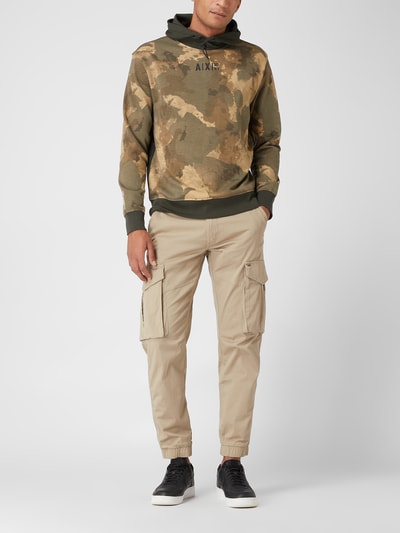 ARMANI EXCHANGE Hoodie mit Camouflage Muster olivgr n online kaufen