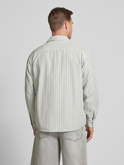 WOODBIRD Freizeithemd mit Knopfleiste Modell 'Buzo' Hellgrau 5