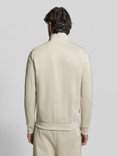 BOSS Green Regular Fit Sweatjacke mit Baumwoll-Anteil Modell 'LUX SKARLEY' Beige 5