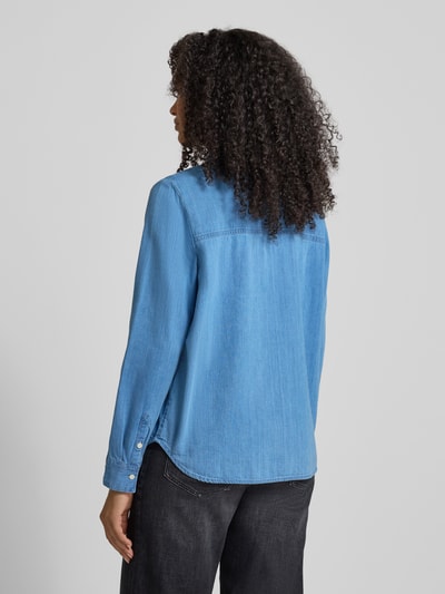 Mustang Regular Fit Jeansbluse Modell 'Sedana' Jeansblau 5