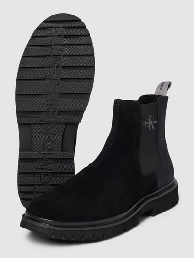 Calvin Klein Jeans Chelsea Boots mit elastischen Einsätzen Black 4