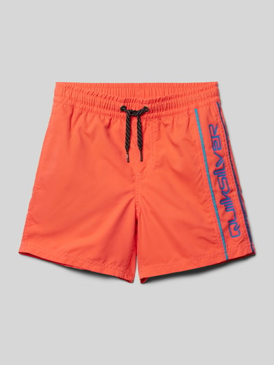 Quiksilver Badeshorts mit Label-Schriftzug Modell 'EVERYDAY VERT VOLLEY' Rot 1