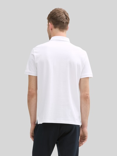 Tom Tailor Regular Fit Poloshirt aus reiner Baumwolle Offwhite 5