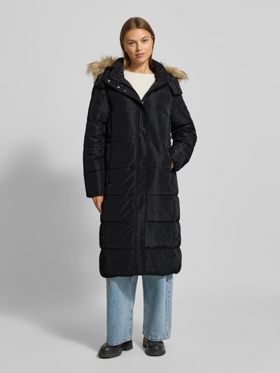 More & More Gewatteerde jas met ritszakken Zwart - 4