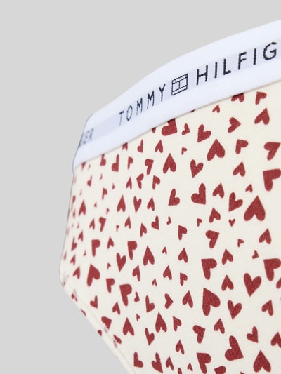 TOMMY HILFIGER String van katoenmix, model 'VALENTINE HEARTS' Felroze - 2