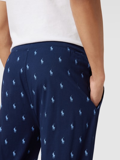 Polo Ralph Lauren Underwear Sweatpants mit Allover-Muster Modell 'LIQUID' Marine 3