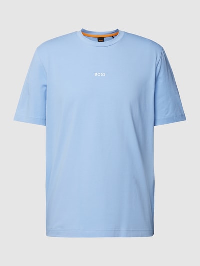 BOSS Orange Relaxed Fit T-Shirt mit Label-Detail Hellblau 2