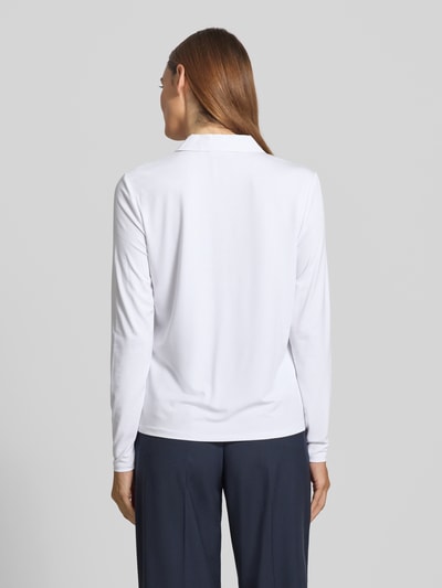 COMMA Slim fit overhemdblouse met doorknoopsluiting Wit - 5
