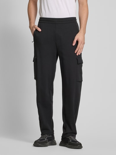 EA7 Emporio Armani Sweatpants mit Cargotaschen Black 4