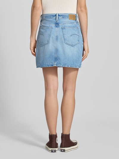 G-Star Raw Jeansrock mit 5-Pocket-Design Modell 'Viktoria' Hellblau 5