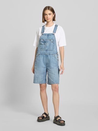 G-Star Raw Loose Fit Latzhose mit Eingrifftaschen Hellblau 1