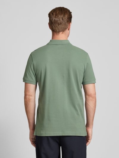 MCNEAL Poloshirt met labelstitching Rietgroen - 5