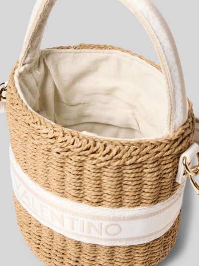 Valentino Bags Handtasche in Flecht-Optik Ecru 4