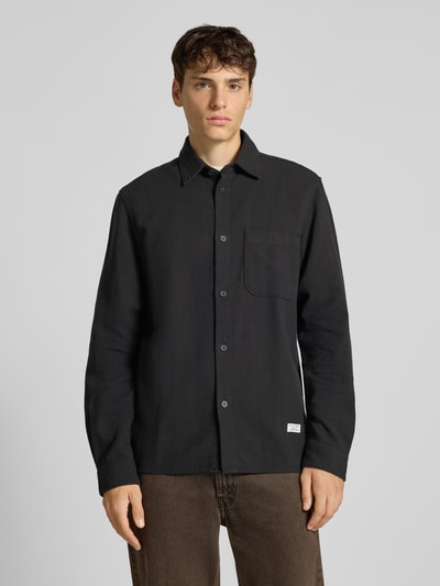Marc O'Polo Denim Regular Fit Hemdjacke aus reiner Baumwolle Black 4