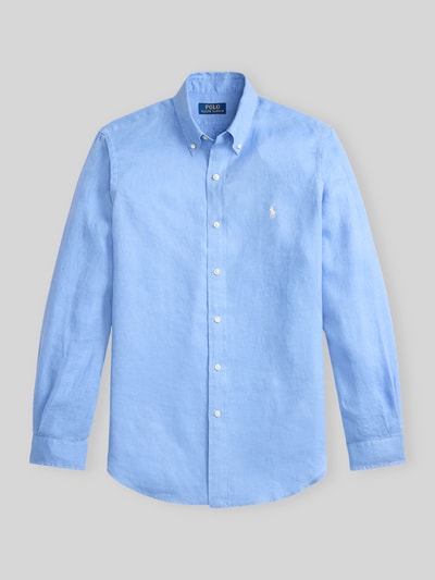 Polo Ralph Lauren Relaxed Fit Freizeithemd aus reinem Leinen Blau 2
