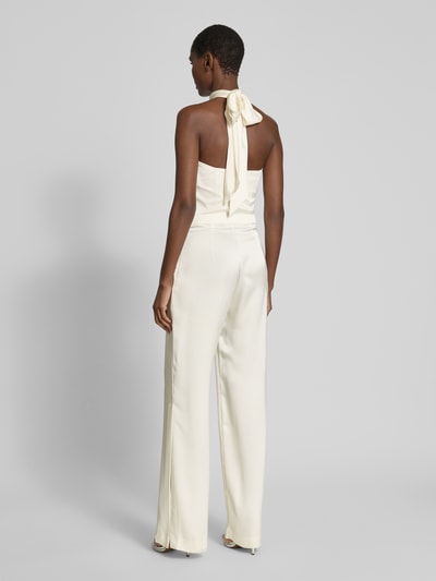 HUGO Jumpsuit met strik aan de achterkant, model 'Ketania' Wit - 5