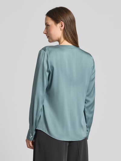 BOSS Regular Fit Seidenbluse aus Seiden-Mix Modell 'BANORAH' Mint 5
