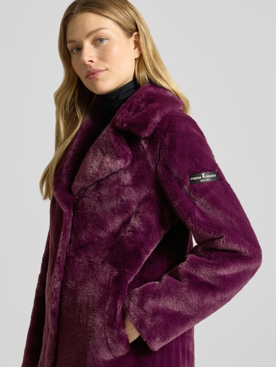 Frieda & Freddies Mantel mit Reverskragen Lila 3