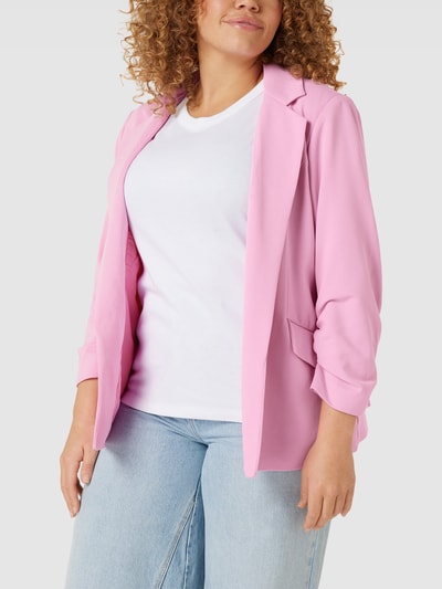 ONLY CARMAKOMA PLUS SIZE Blazer mit Reverskragen Modell 'CAROLINA' Rosa 4