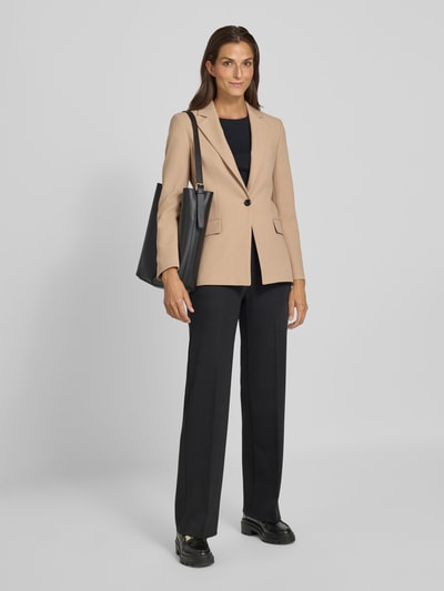 Brax Regular fit stoffen broek met persplooi, model 'Maine'  - 1