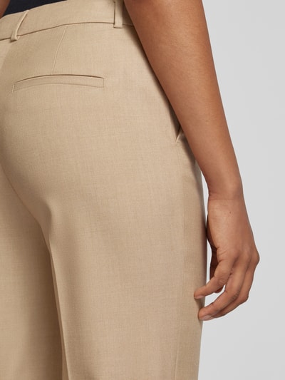 comma Stoffhose mit Bügelfalten Cognac 3