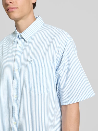 Carhartt Work In Progress Freizeithemd mit Knopfleiste Modell 'PHELPS' Hellblau 3