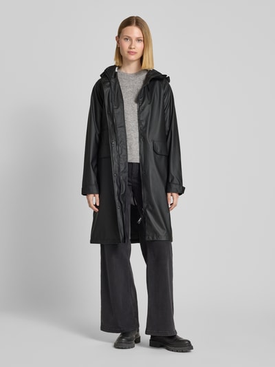 Ragwear Regenmantel mit Pattentaschen Modell 'Pearsty Rainy' Black 1