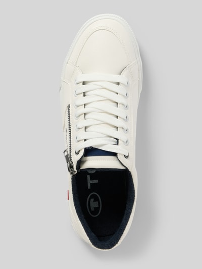 Tom Tailor Low Top Sneaker mit Label-Detail Weiss 3