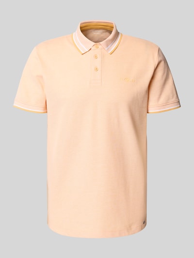 Tom Tailor Regular Fit Poloshirt aus Baumwoll-Mix Orange 2