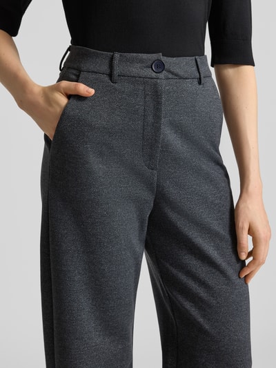 Rich & Royal Stoffhose mit französischen Eingrifftaschen Marine 3