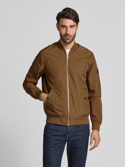 Matinique Blouson mit Reißverschluss Modell 'clay' Hellbraun 4