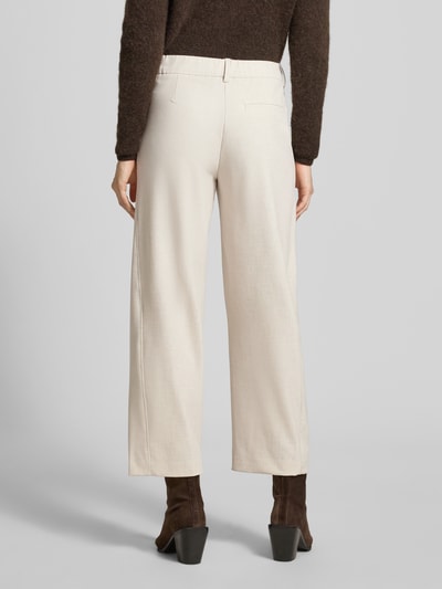 OPUS PANTS Straight Leg Stoffhose mit Paspeltasche am Gesäß Modell 'Mette' Beige 5