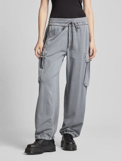 G-Star Raw Loose fit sweatpants met cargozakken Lichtgrijs - 4