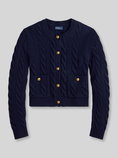 Polo Ralph Lauren Strickjacke mit Zierknöpfen Dunkelblau 2