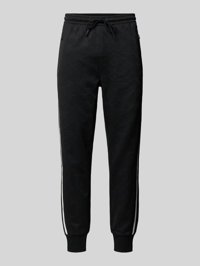 BOSS Green Sweatpants met tunnelkoord, model 'Hover' Zwart - 2