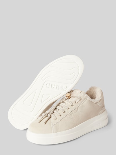 Guess Chunky Sneaker mit Label-Details Modell 'ELBINA' Beige 4