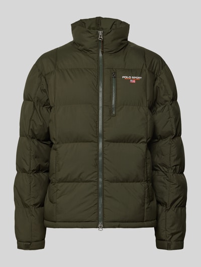 Polo Ralph Lauren Steppjacke mit Label-Stitching Oliv 2
